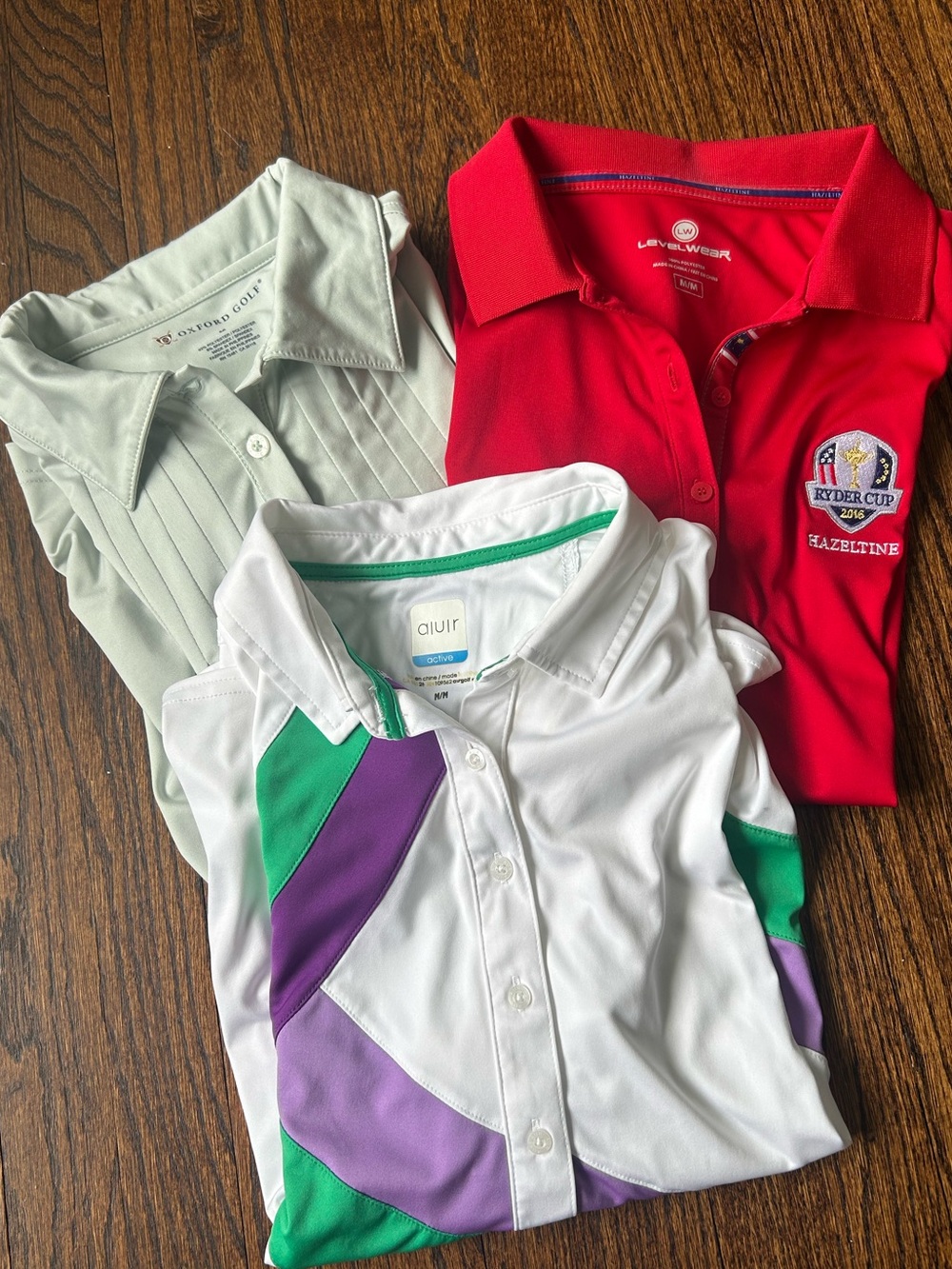 Women’s Golf Shirts ( set of 3 ) Size M excellent condition